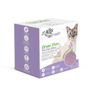 2 Boxes Go Fresh-Green Purr Eco Cat Litter (2.25KG/ Box)