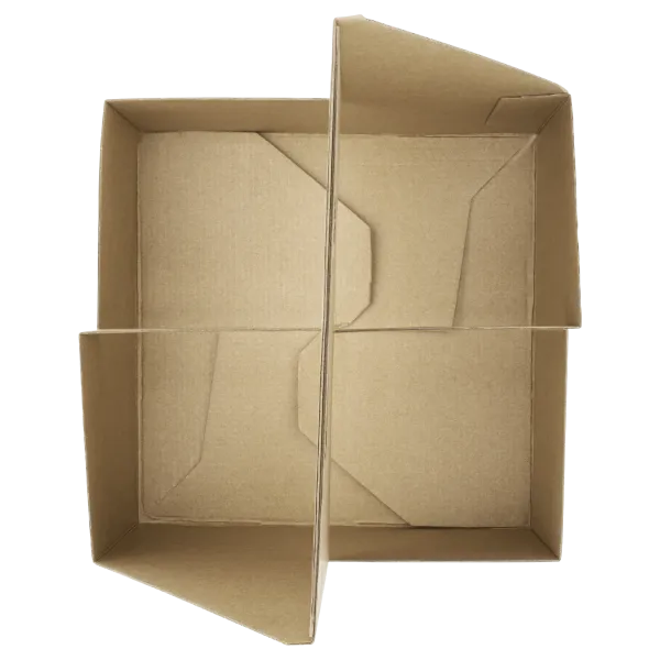 [200 ct] Kraft Drink Carrier with Handle, for 4 Cups (12-32 oz), Paperboard