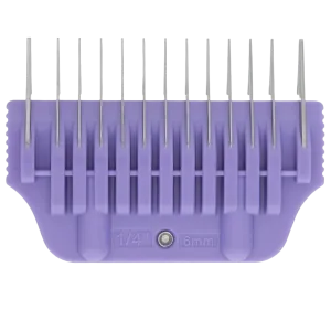 #4 1/4" Purple Wide Snap on Comb by PetStore.Direct