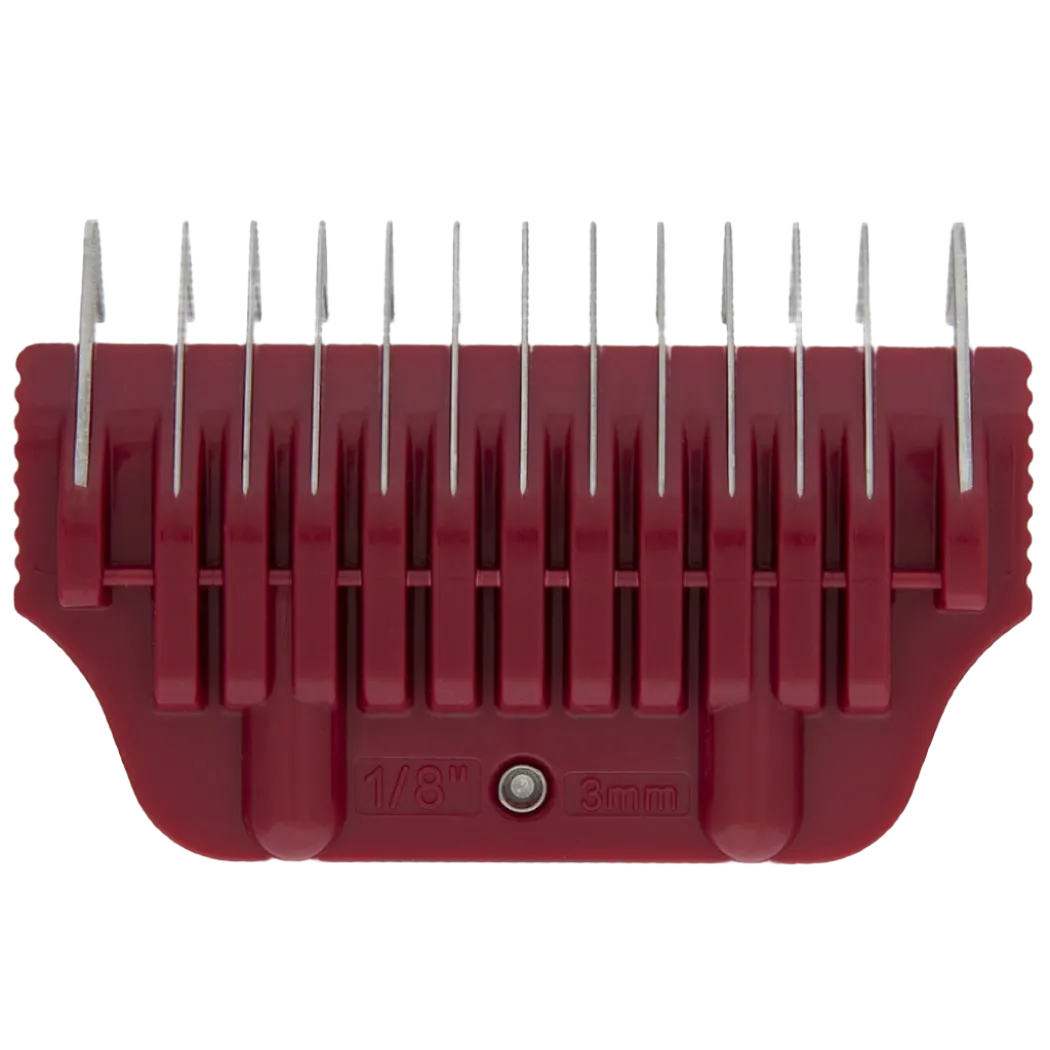 #5 1/8" Maroon Wide Snap on Comb by PetStore.Direct