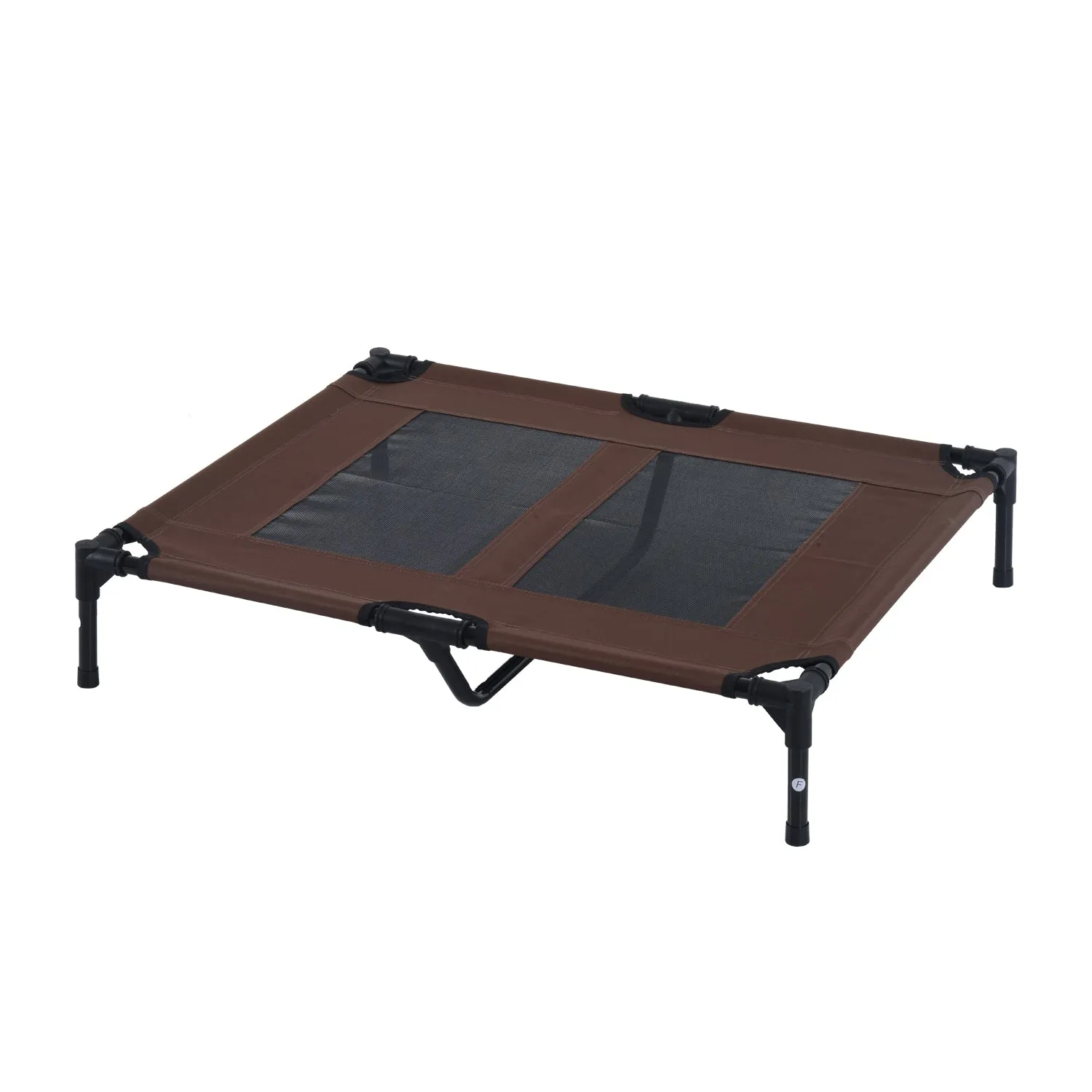 91.5Lx76.2Wx18H cm Elevated Pet Bed-Brown/Black Frame