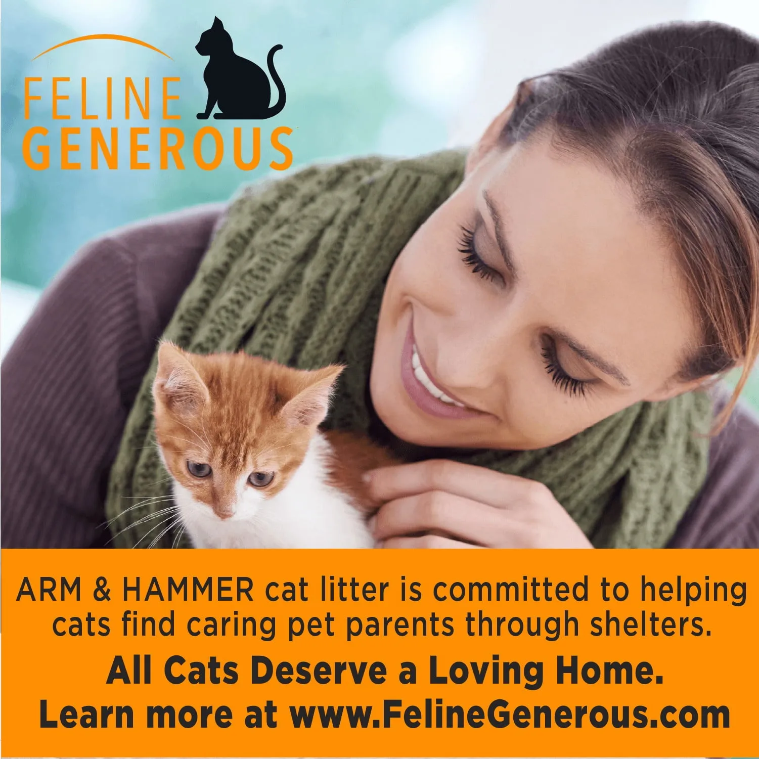 Arm & Hammer Double Duty Dual Advanced Odor Control Scented Clumping Cat Litter, 40lb