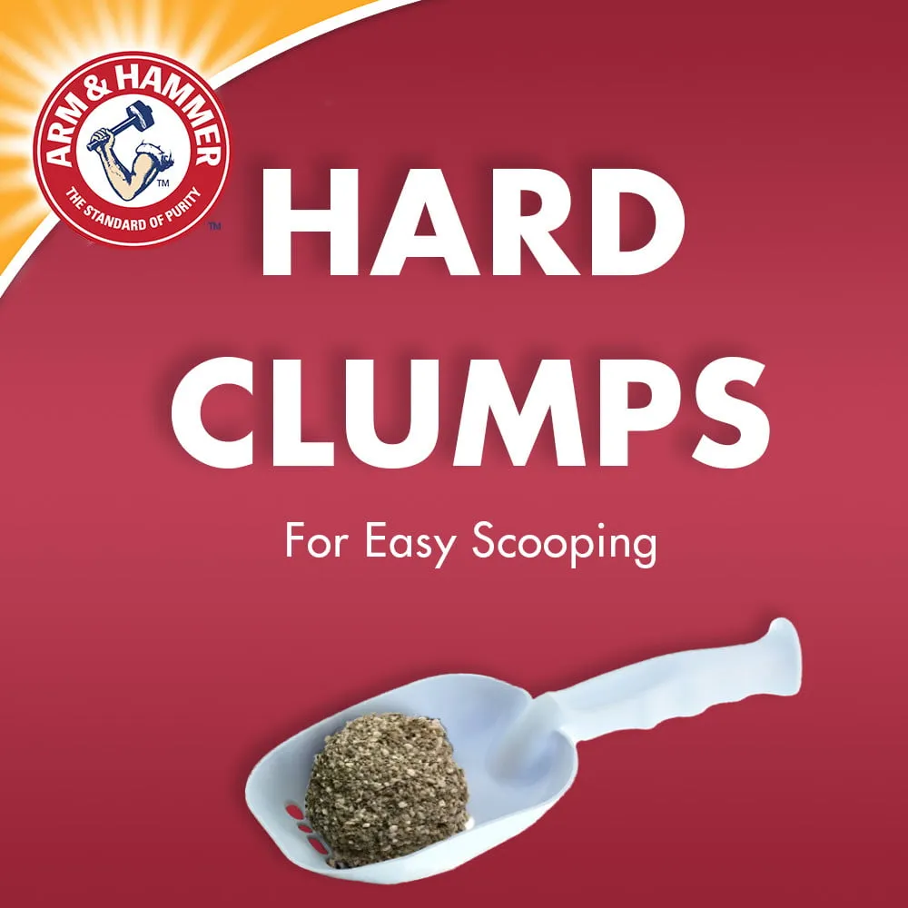Arm & Hammer Double Duty Dual Advanced Odor Control Scented Clumping Cat Litter, 40lb