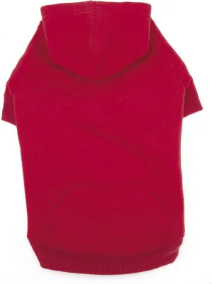 Basic Hoodie for Dogs, 8" XS, Red