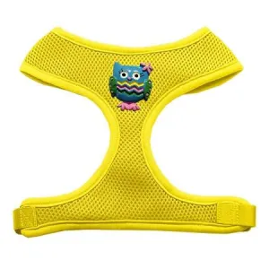 Blue Owls Chipper Yellow Harness Medium