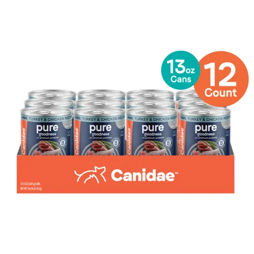 Canidae Grain Free Pure Lamb, Turkey & Chicken Wet Dog Food