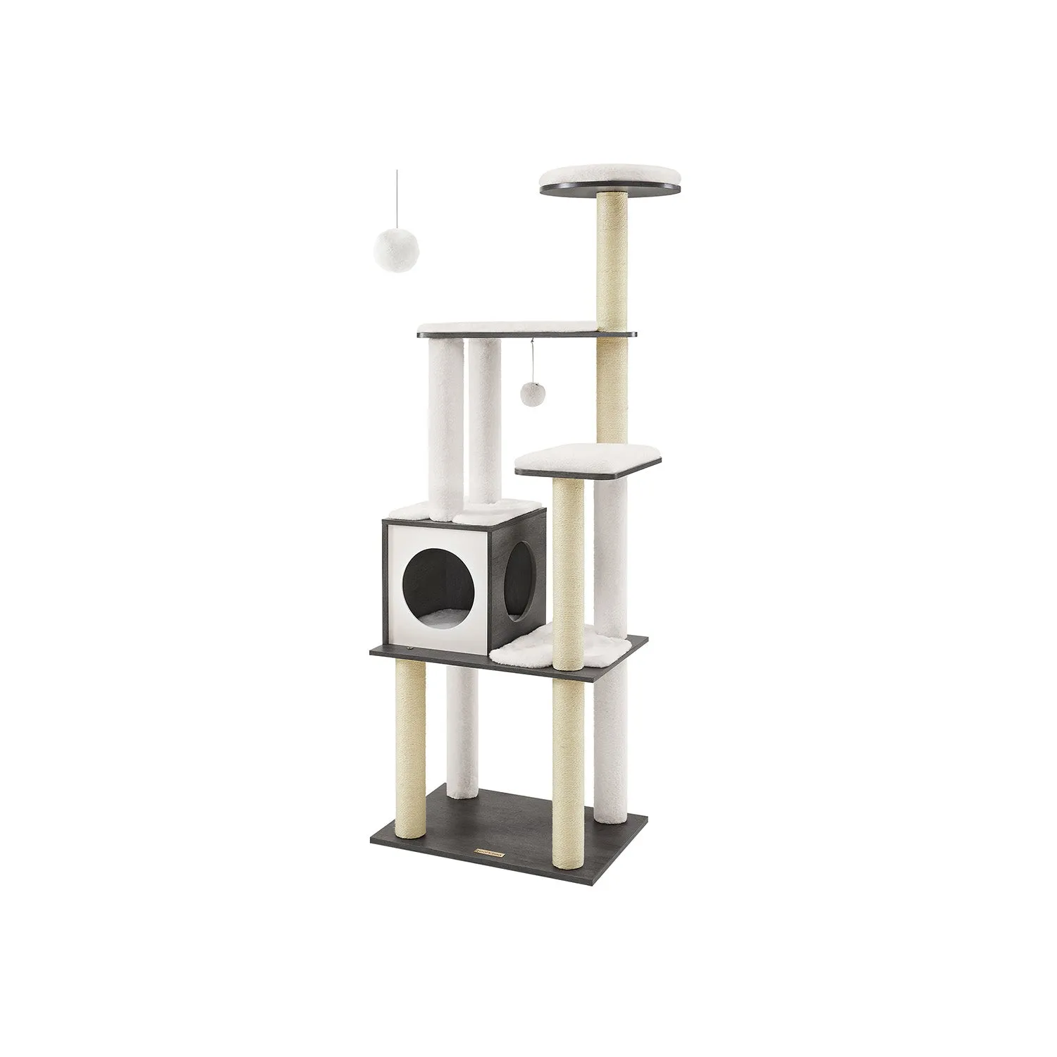 Cat Tower with Scratching Posts Padded Perches