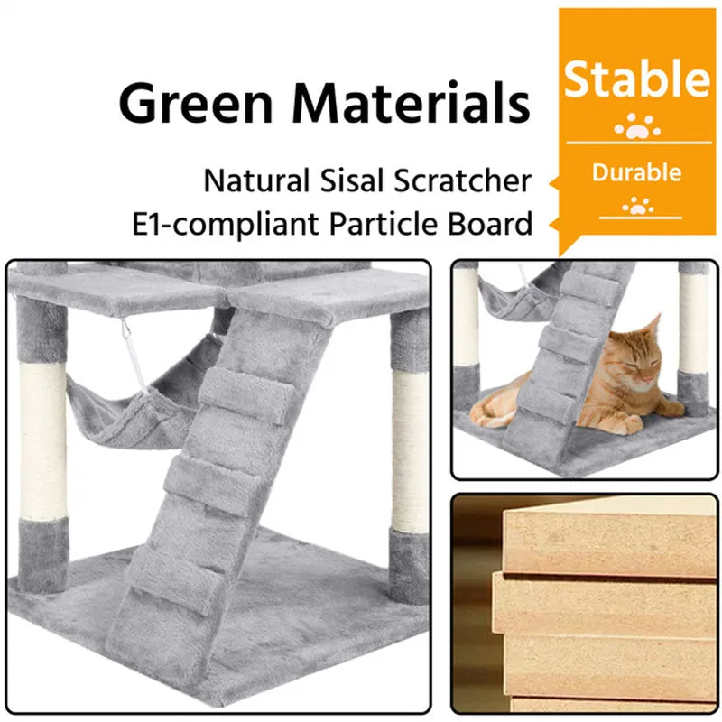 Cat Tree Bed Furniture Scratching Tower Post