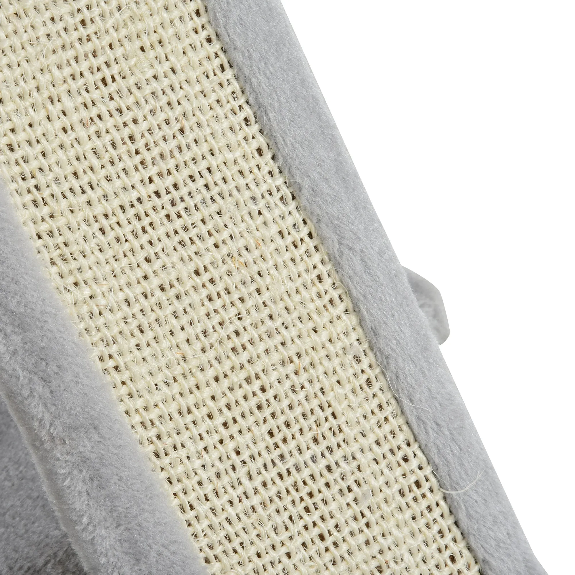 Cat Tree with Sisal Poles, Bed and 2 Houses, 59x39x83cm, Grey