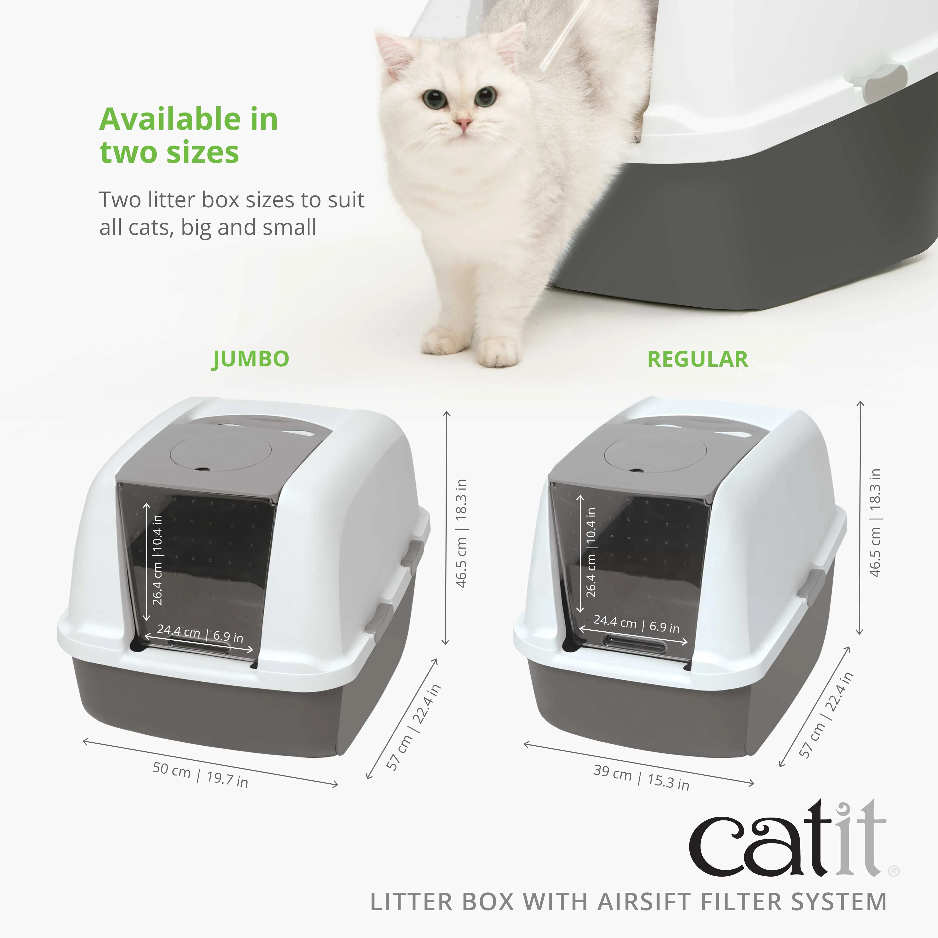 Catit Airsift Litter Pan Jumbo