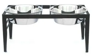 Chariot Double Elevated Dog Bowl
