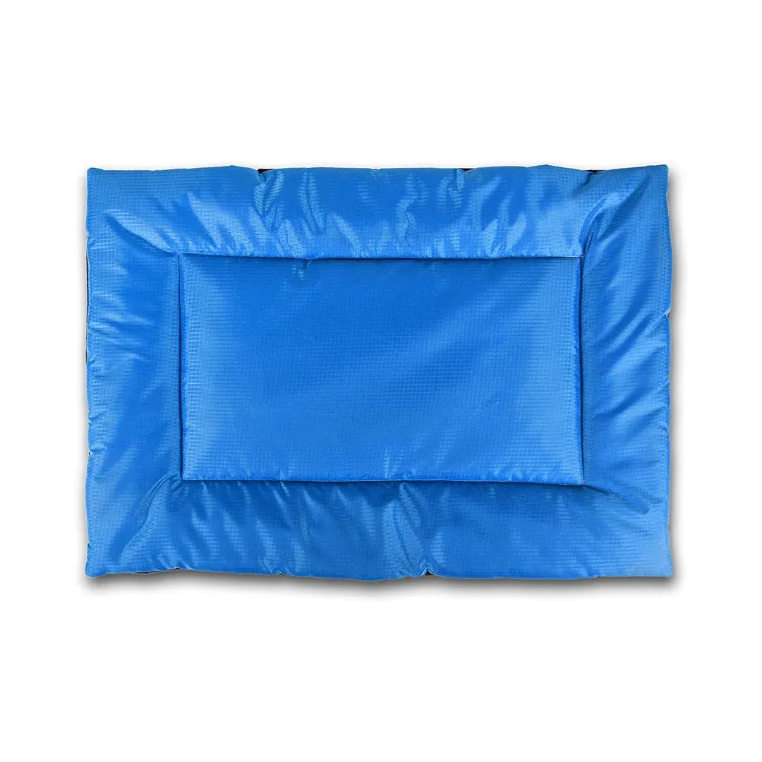 Chew Proof and Water repellent Two in one Dog Bed - Blue