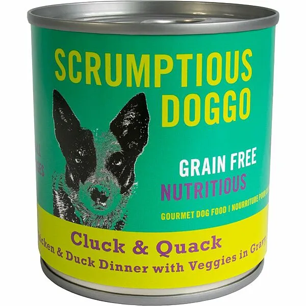 Chicken Duck & Veggie Dinner in Gravy - Wet Dog Food - Scrumptious