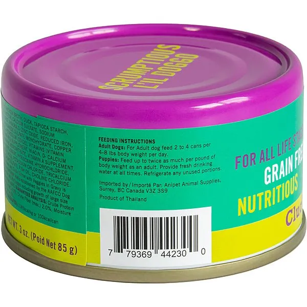 Chicken Duck & Veggie Dinner in Gravy - Wet Dog Food - Scrumptious