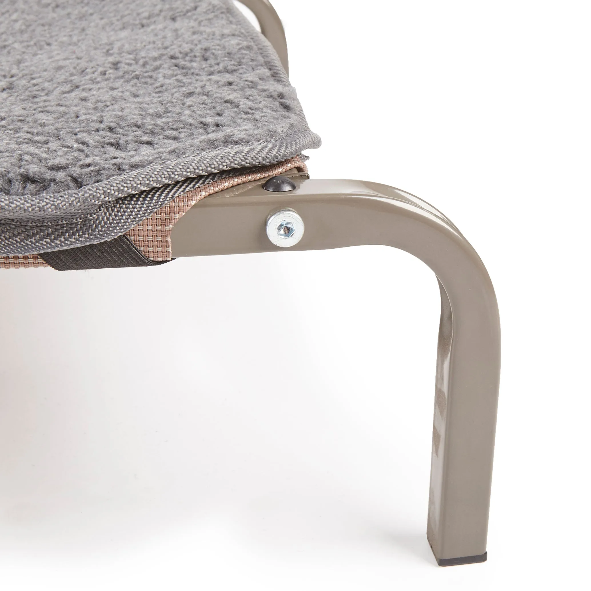 Comfy Outdoor Dog Bed Cover - Grey