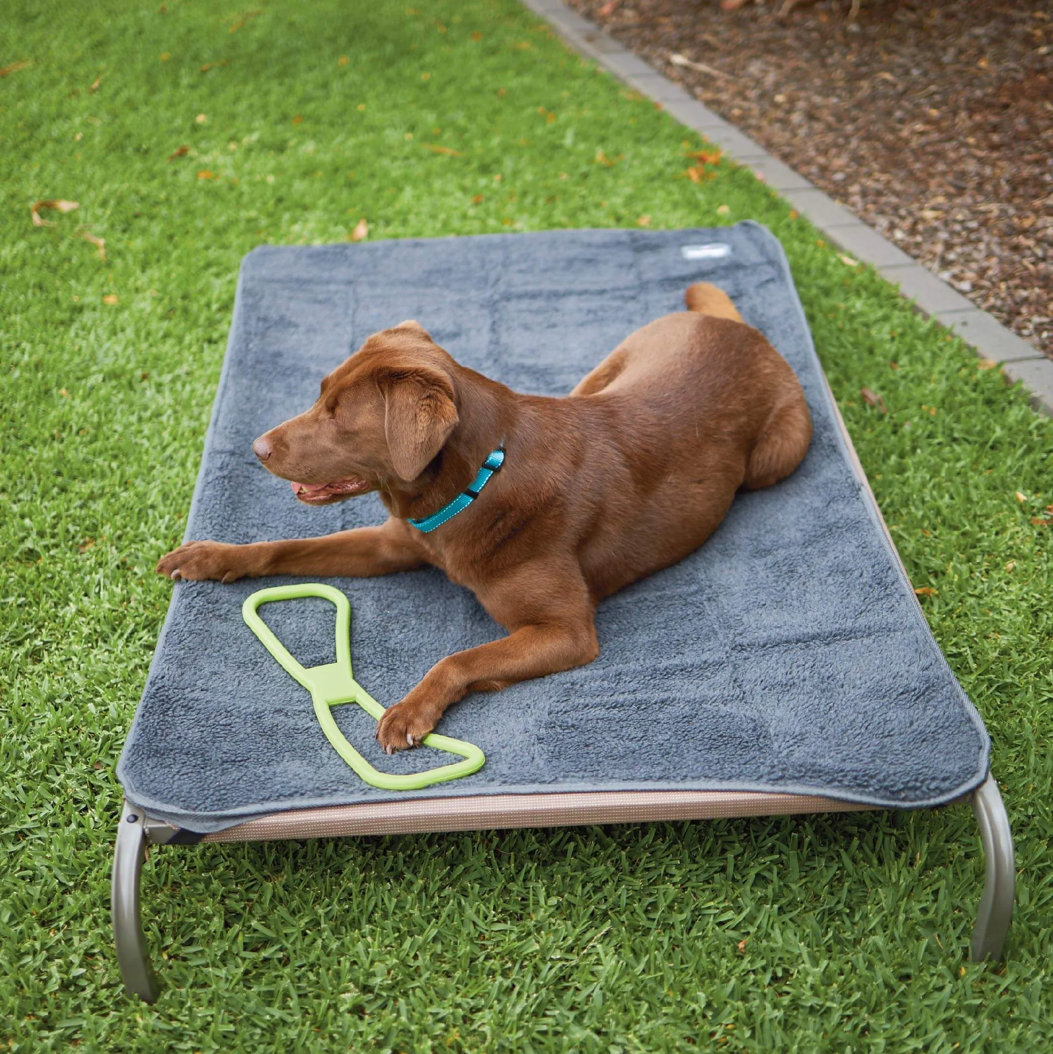 Comfy Outdoor Dog Bed Cover - Grey