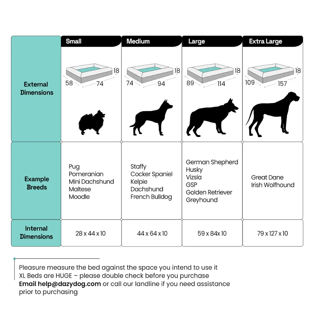 Dazy Dog Bed Cover Outlast Cooling Midnight