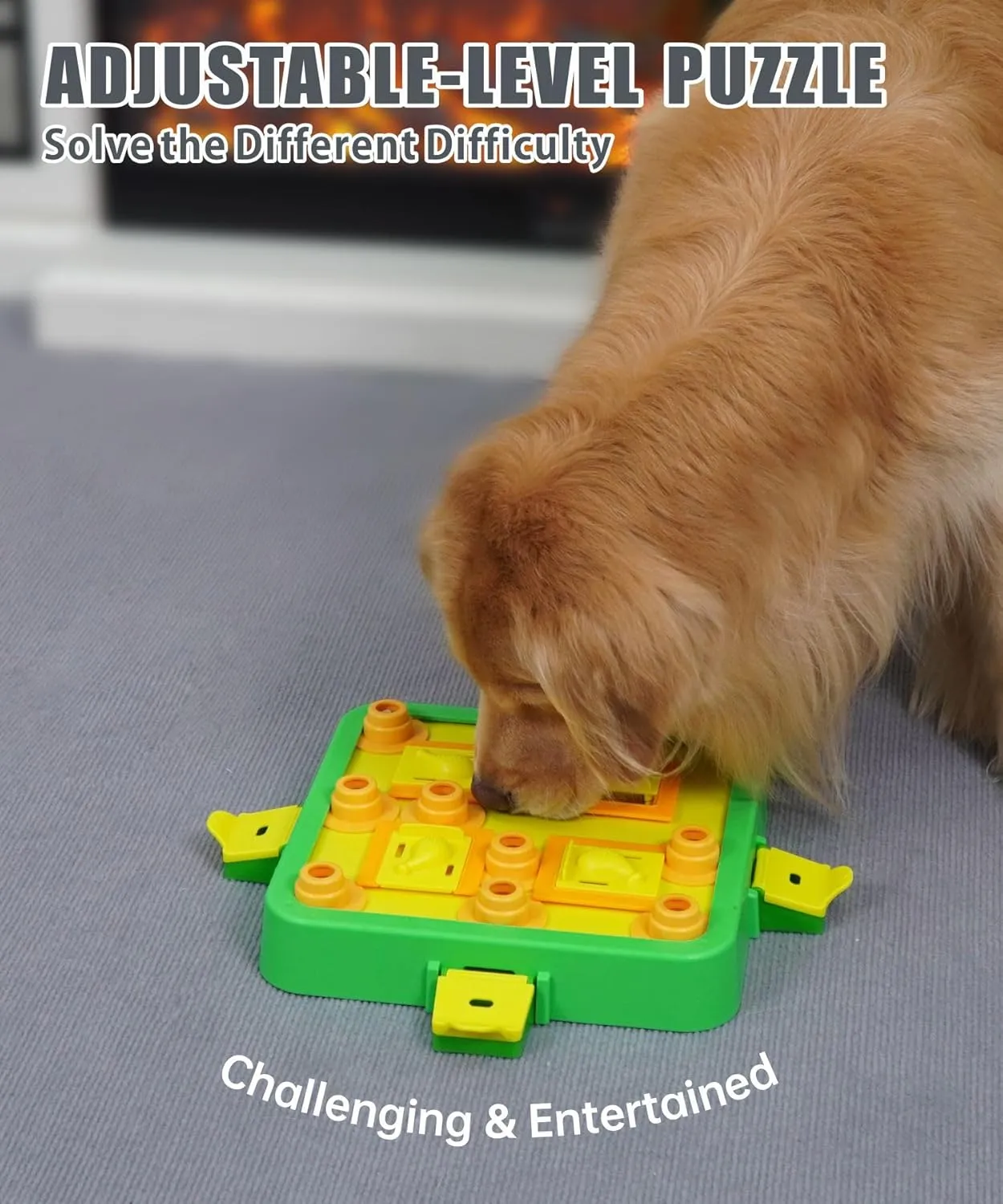Dog Puzzle Toy, Food Feeder Puzzle, Treat Puzzles for Mental Stimulation Brain Stimulating