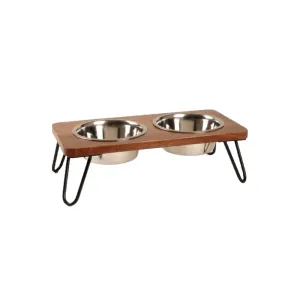 Double Diner Dog Bowls