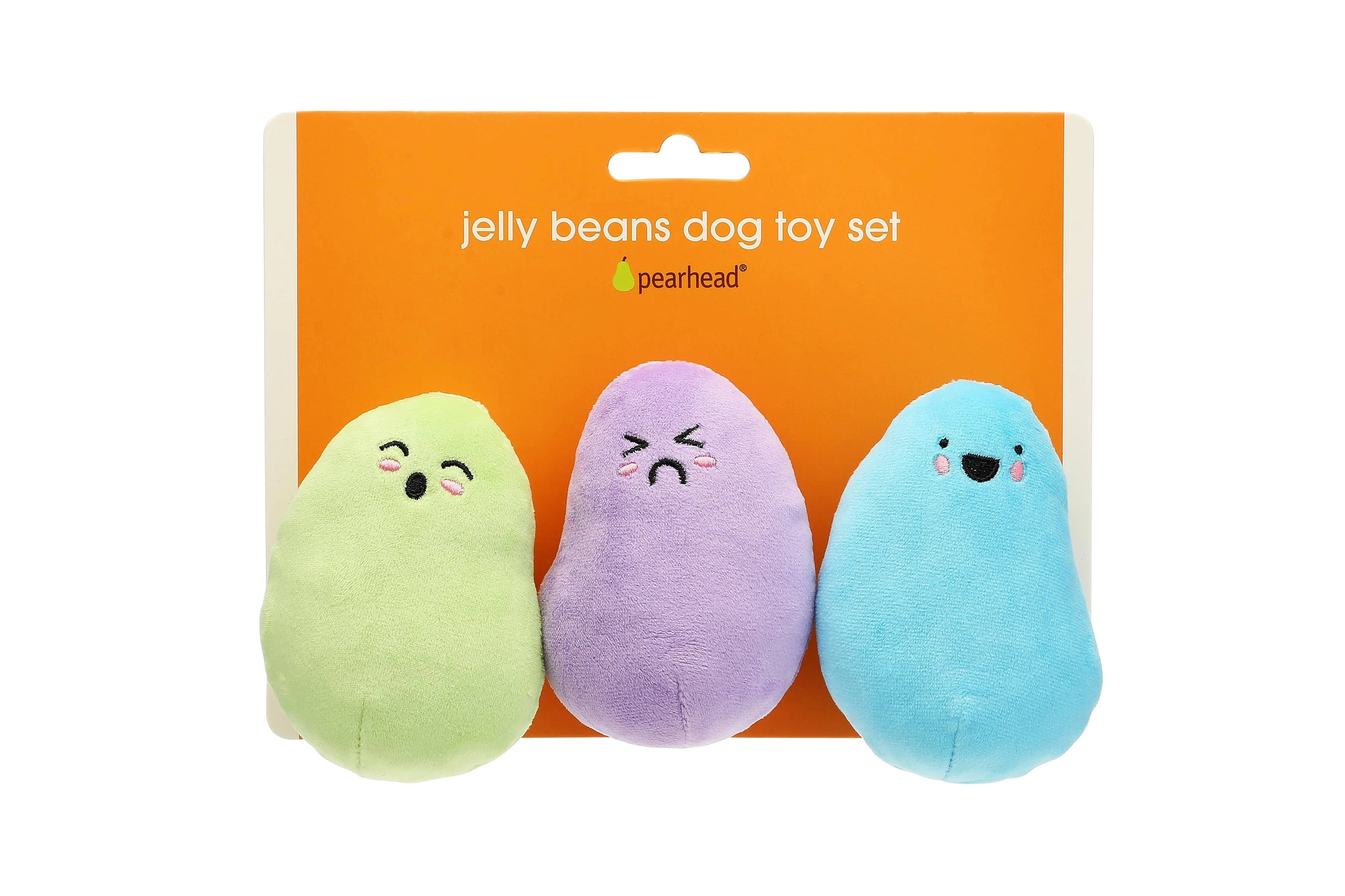 Easter Jelly Beans Dog Toys, Set of 3