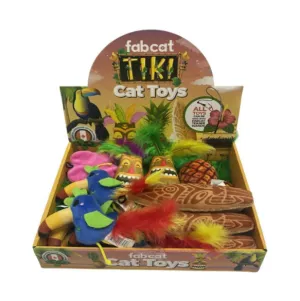 fabdog Fabcat Tiki Cat Toys