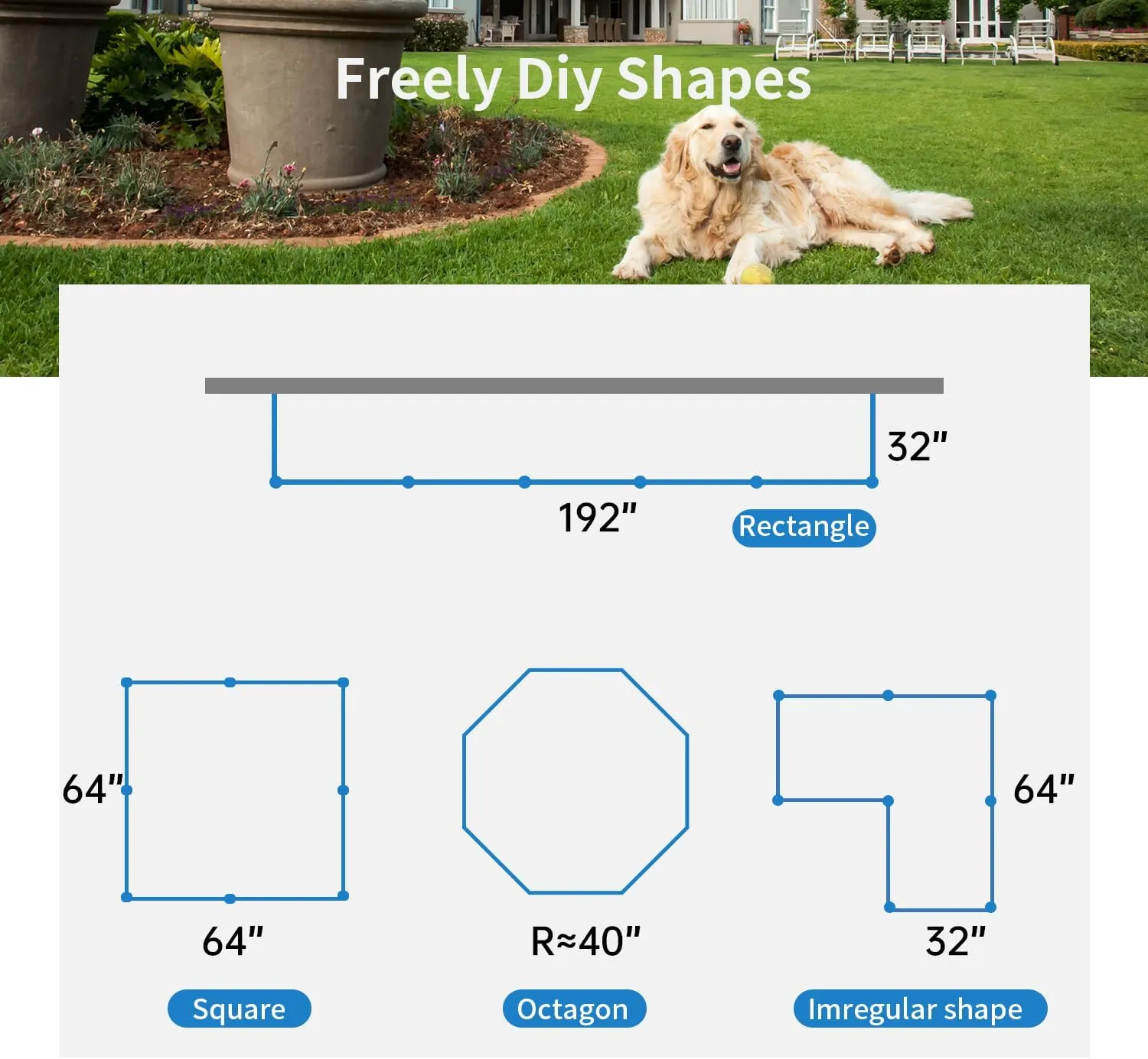FDW Dog Playpen Dog Pen Dog Kennel 8 Panel 24 Inch Hight Indoor Outdoor Folding Metal Portable Puppy Exercise Pen Heavy Duty Dog Fence for Yard Camping,Black