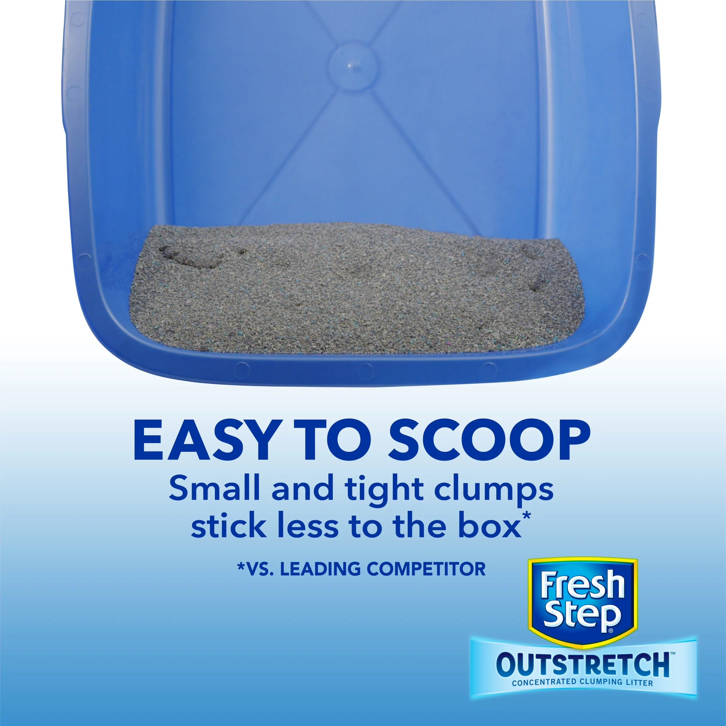 Fresh Step Outstretch Long Lasting Concentrated Litter with Febreze, Clumping Cat Litter, 19 lb