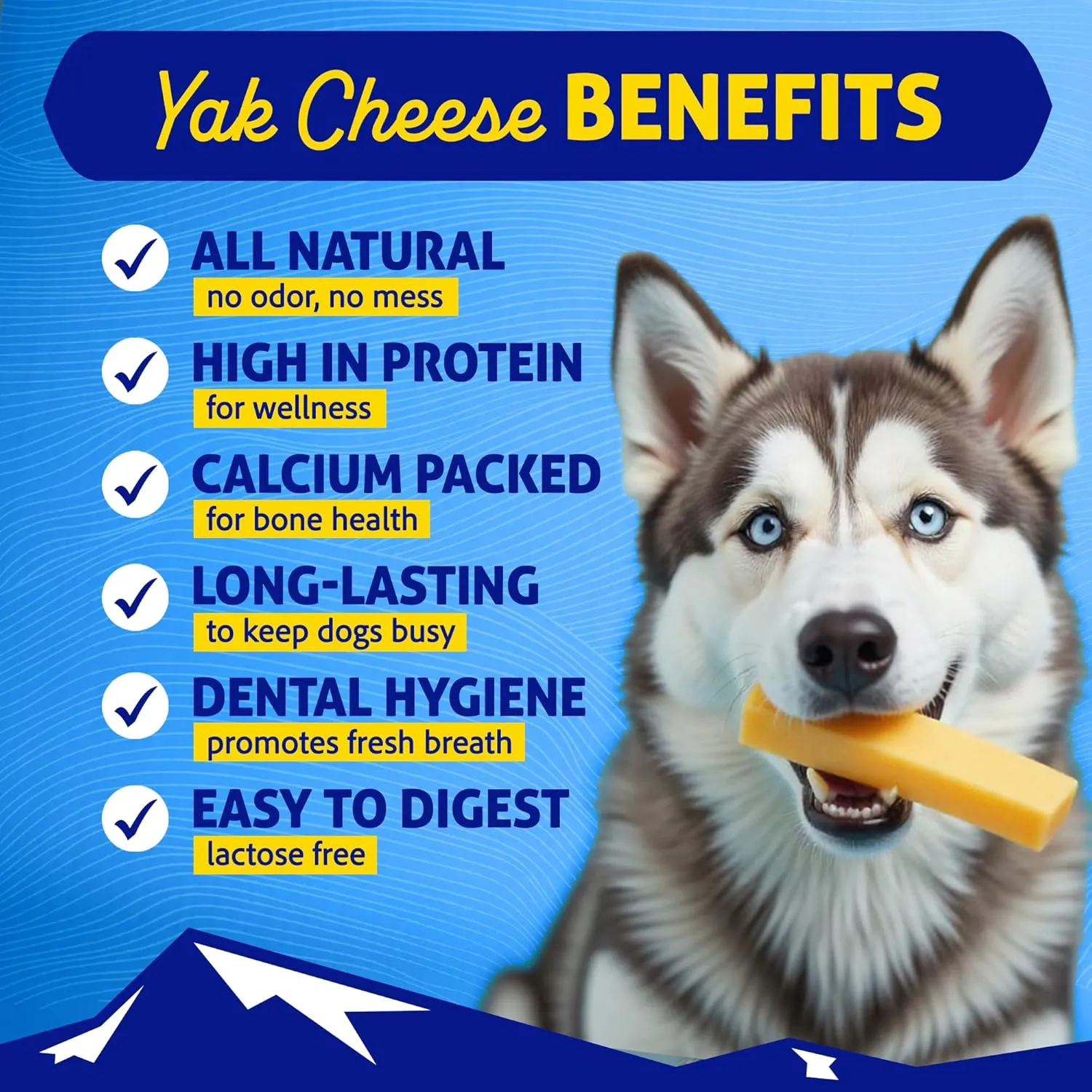Himalayan Dog Chew Original Yak Cheese Chew, Peanut Butter, 1 Medium Stick, 2.3 oz, Gluten Free, Healthy Treats, Grain & Lactose Free 100% Natural, Long Lasting, for Dogs Under 35 lbs