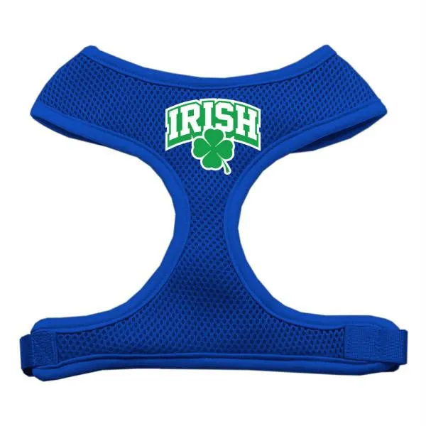 Irish Arch Screen Print Soft Mesh Harness Blue Small
