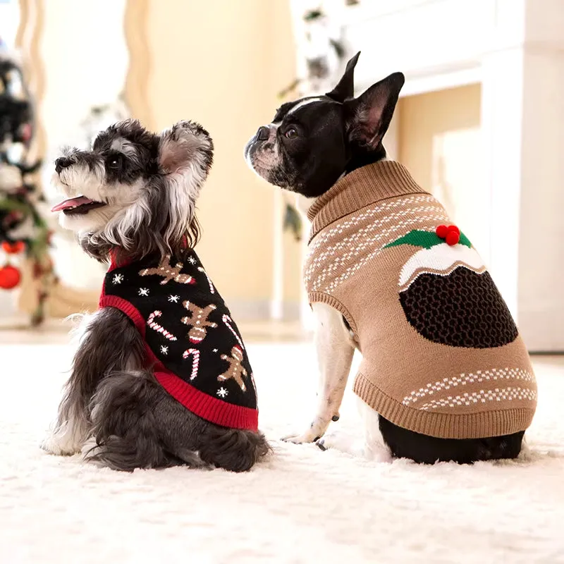 Knitted Christmas Cat Sweater