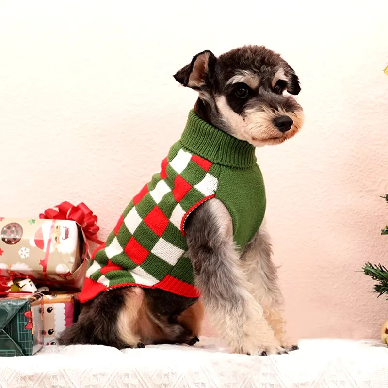 Knitted Christmas Cat Sweater