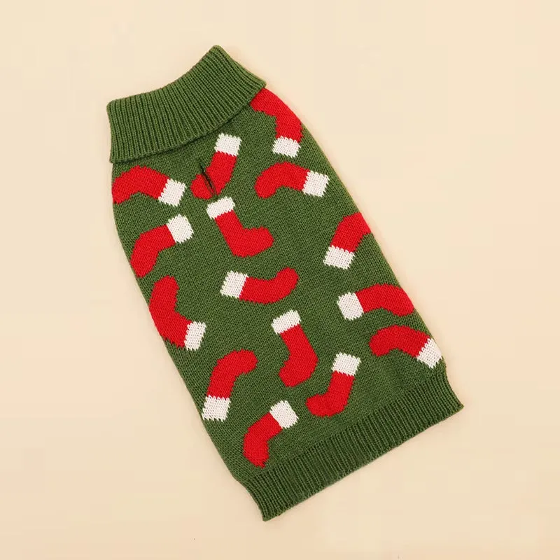 Knitted Christmas Cat Sweater