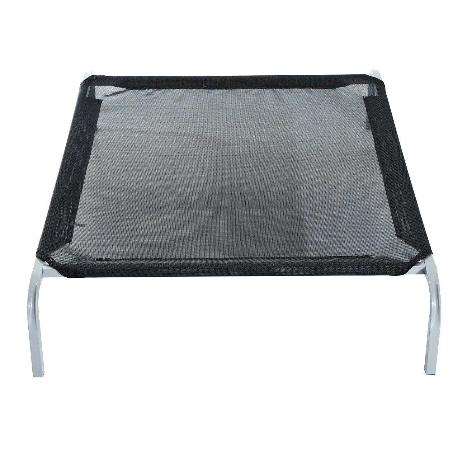 Large Dogs Portable Elevated Fabric Bed for Camping Outdoors Black
