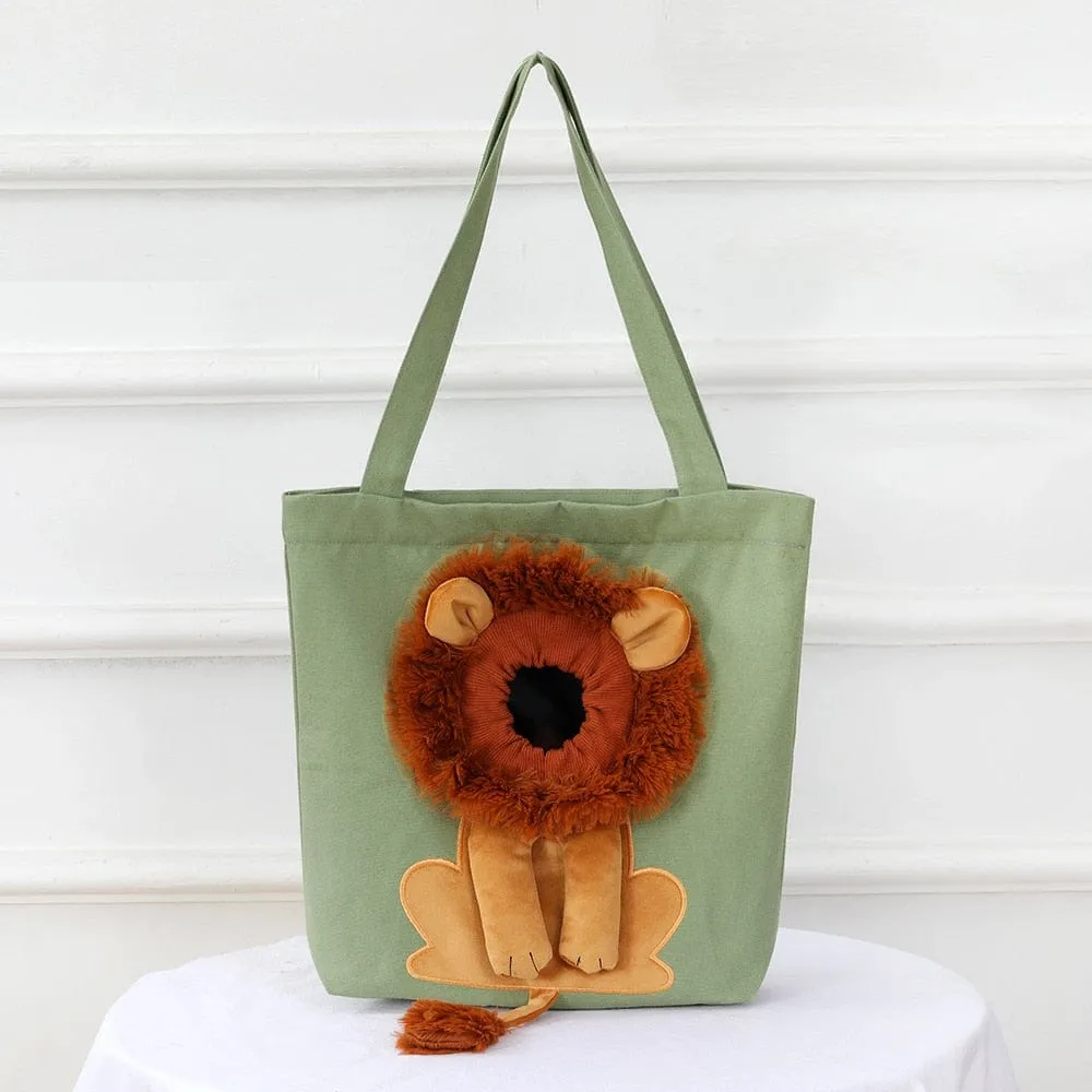 Lion Cat Carrier Bag