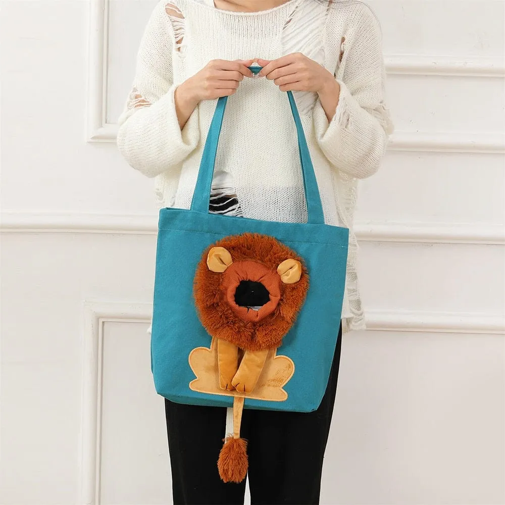 Lion Cat Carrier Bag