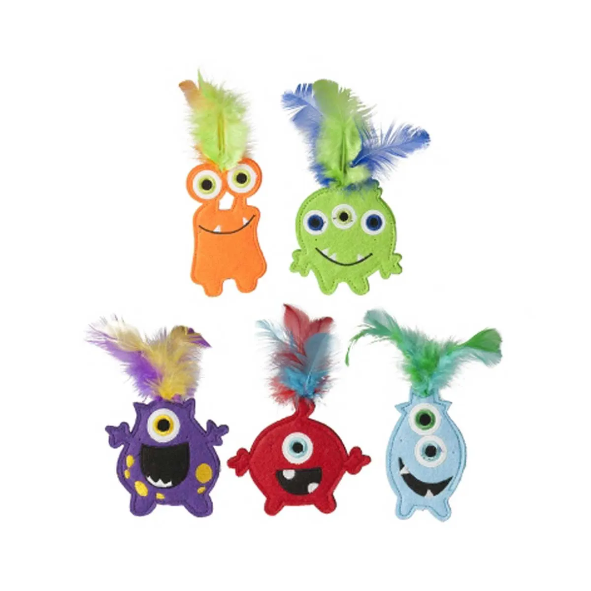 Monsters Catnip Toys in Multiply Colors