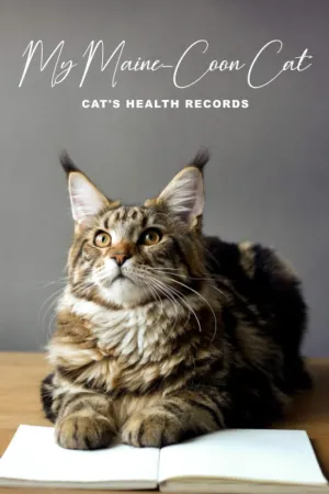 My Maine-Coon Cat Cat's Health Records: Cat Vaccination Record Book | Cat's Health Log Book Vaccination & Medical Record | Best Gift for Cat Owners and Lovers | 100 pages, 6 x 9 inches Paperback  December 13, 2019
