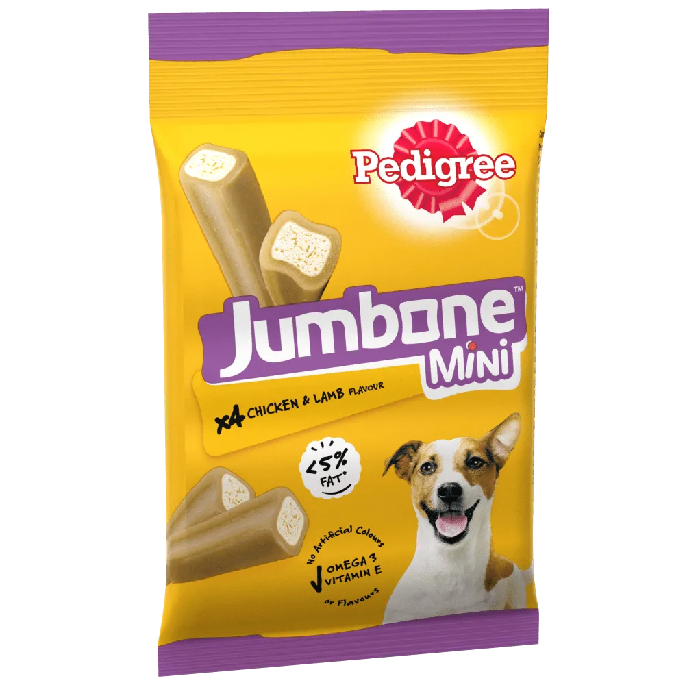Pedigree Jumbone Mini Chicken & Lamb Chews For Dogs