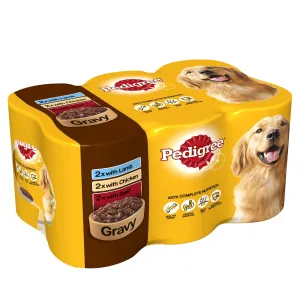 Pedigree Tins Mixed Selection In Gravy
