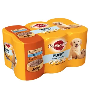 Pedigree Tins Puppy Chunks In Jelly