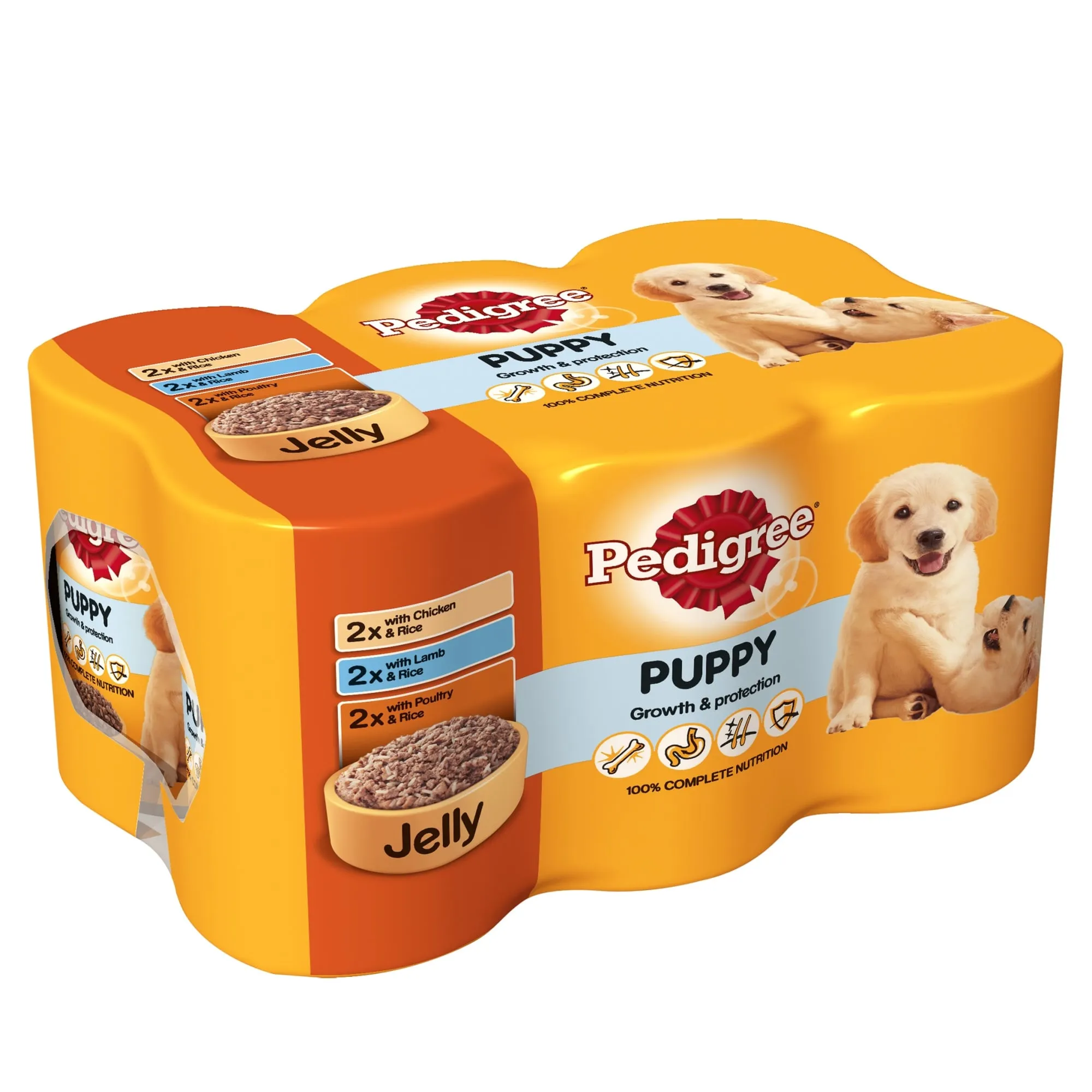 Pedigree Tins Puppy Chunks In Jelly