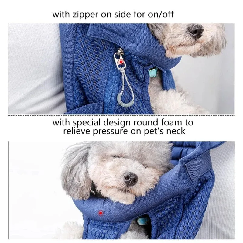 Pet Carrier Backpack Adjustable Pet Front Cat Dog Carrier Mesh Pet Packback