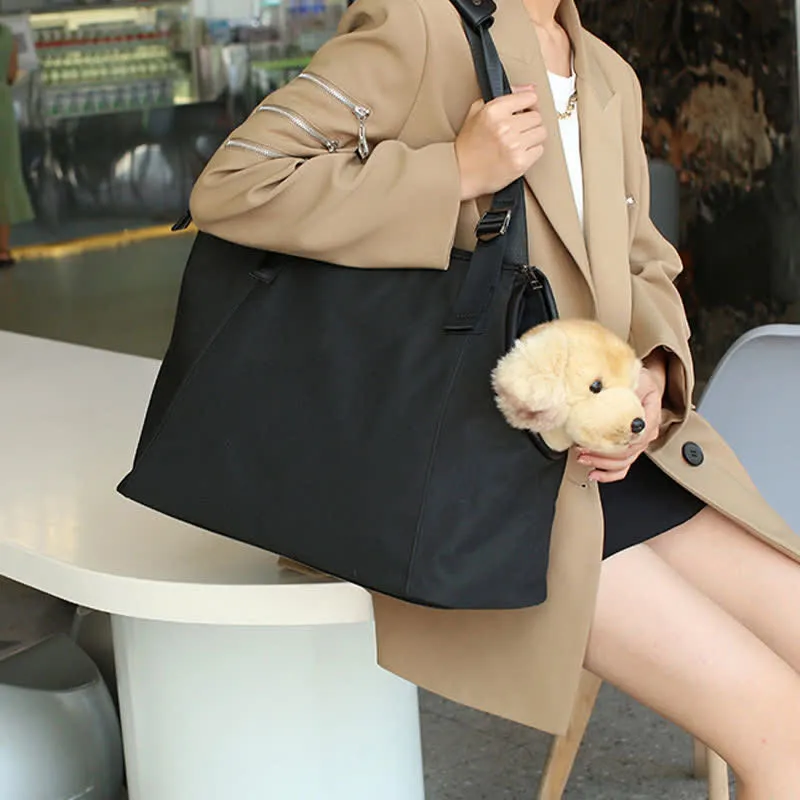 Pet Carrier Purse with Pockets Portable Dog Cat Soft Carrier Handbag