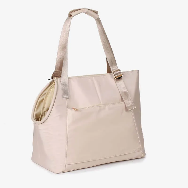 Pet Carrier Purse with Pockets Portable Dog Cat Soft Carrier Handbag