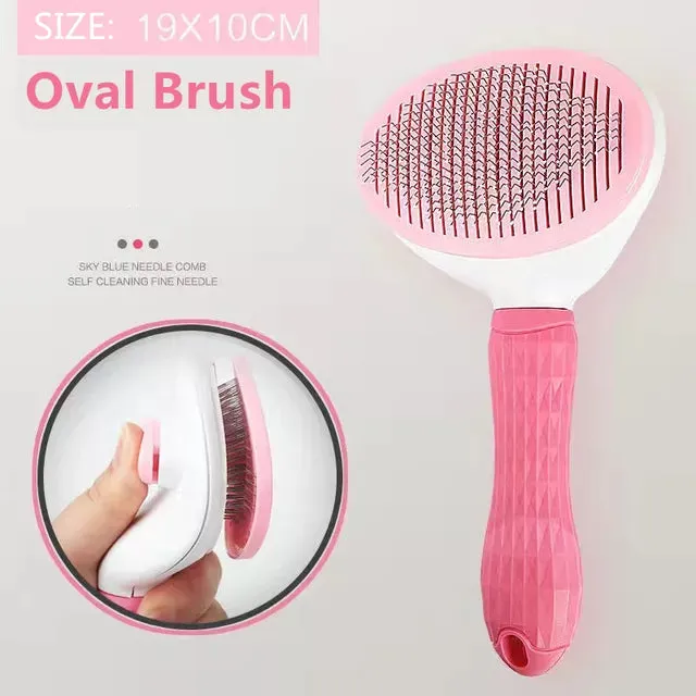 Pet Grooming Stainless Steel Hair Brush Comb