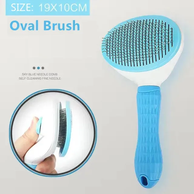 Pet Grooming Stainless Steel Hair Brush Comb
