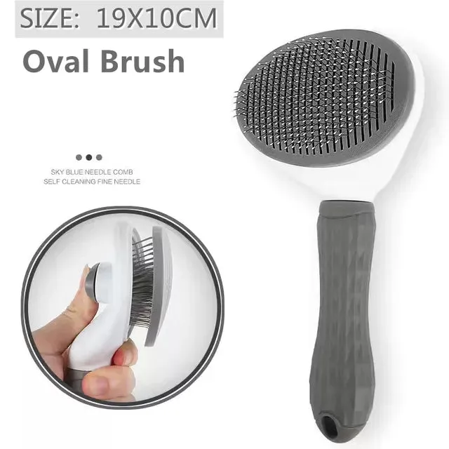 Pet Grooming Stainless Steel Hair Brush Comb