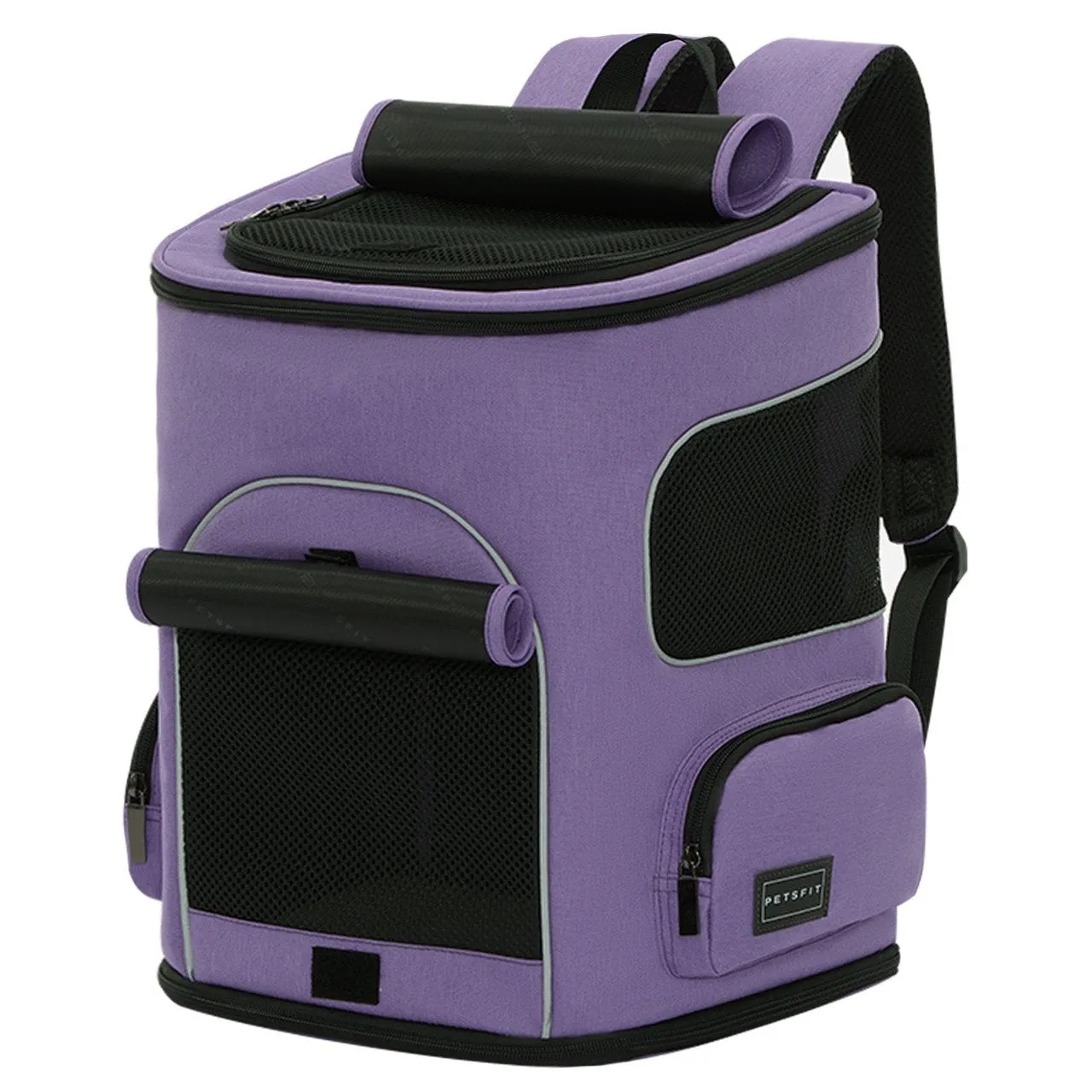 PETSFIT Pet Carrier Backpack with Upgraded Waist Protection Fully Ventilated Collapsible