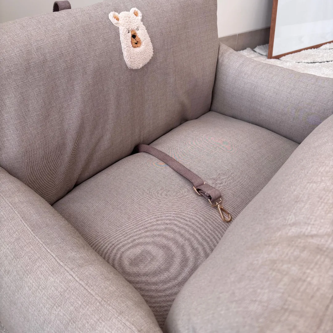 PoochMate Travel Bed for Medium Dogs : Sandstone Beige