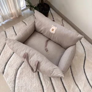 PoochMate Travel Bed for Medium Dogs : Sandstone Beige